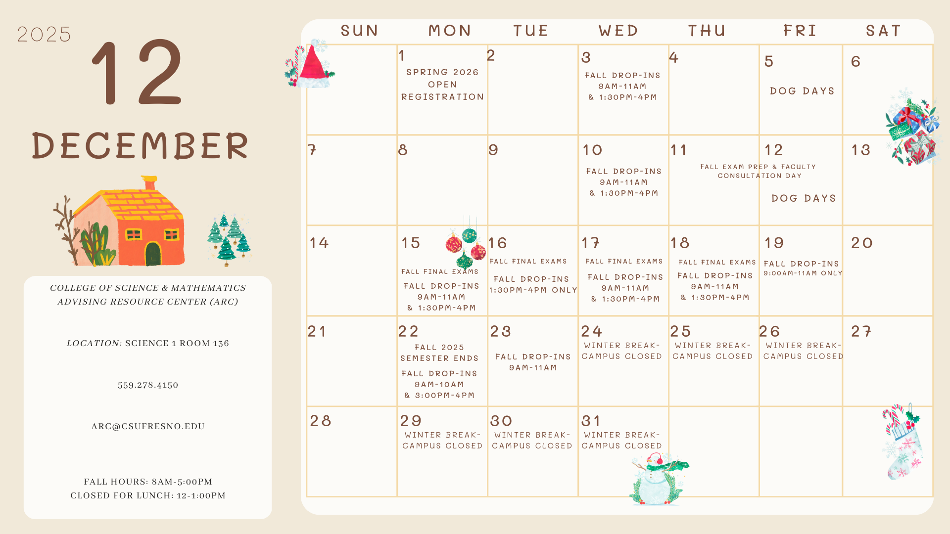 December 2025 Calendar Frame