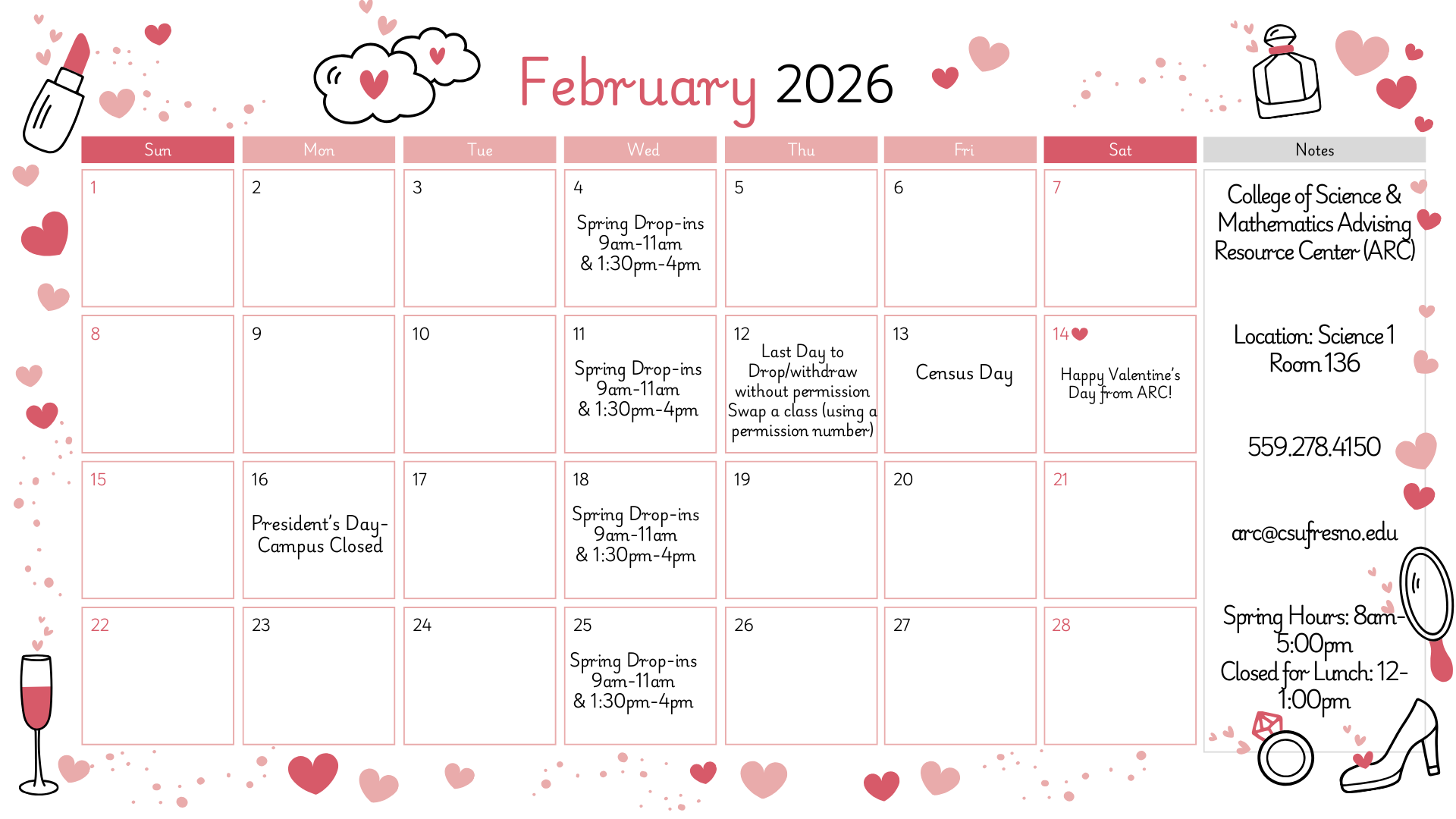February 2026 Calendar Frame