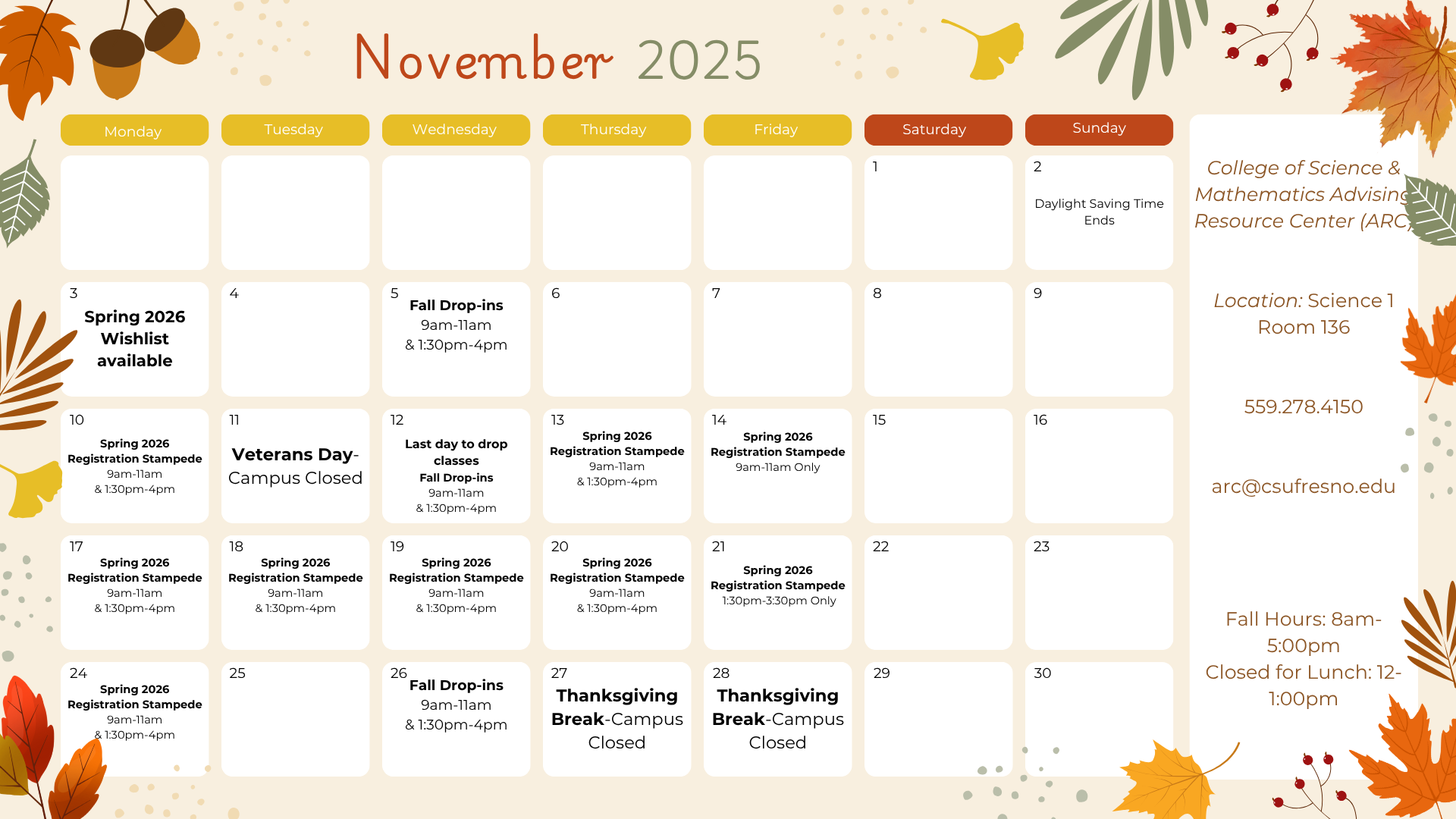 November 2025 Calendar Frame