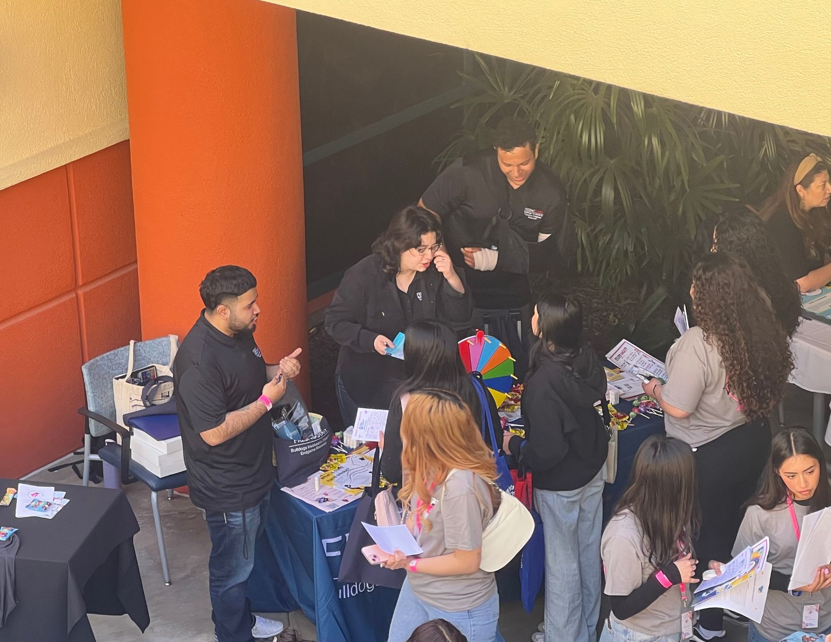 BITER Scholars educating the community members at Adelante Mujer Conference at Valley's Children's Hospital, Madera BITER Scholars educating the community members at Adelante Mujer Conference at Valley's Children's Hospital, Madera