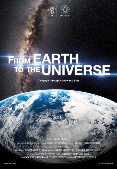 Poster for From the Earth to the Universe planetarium show