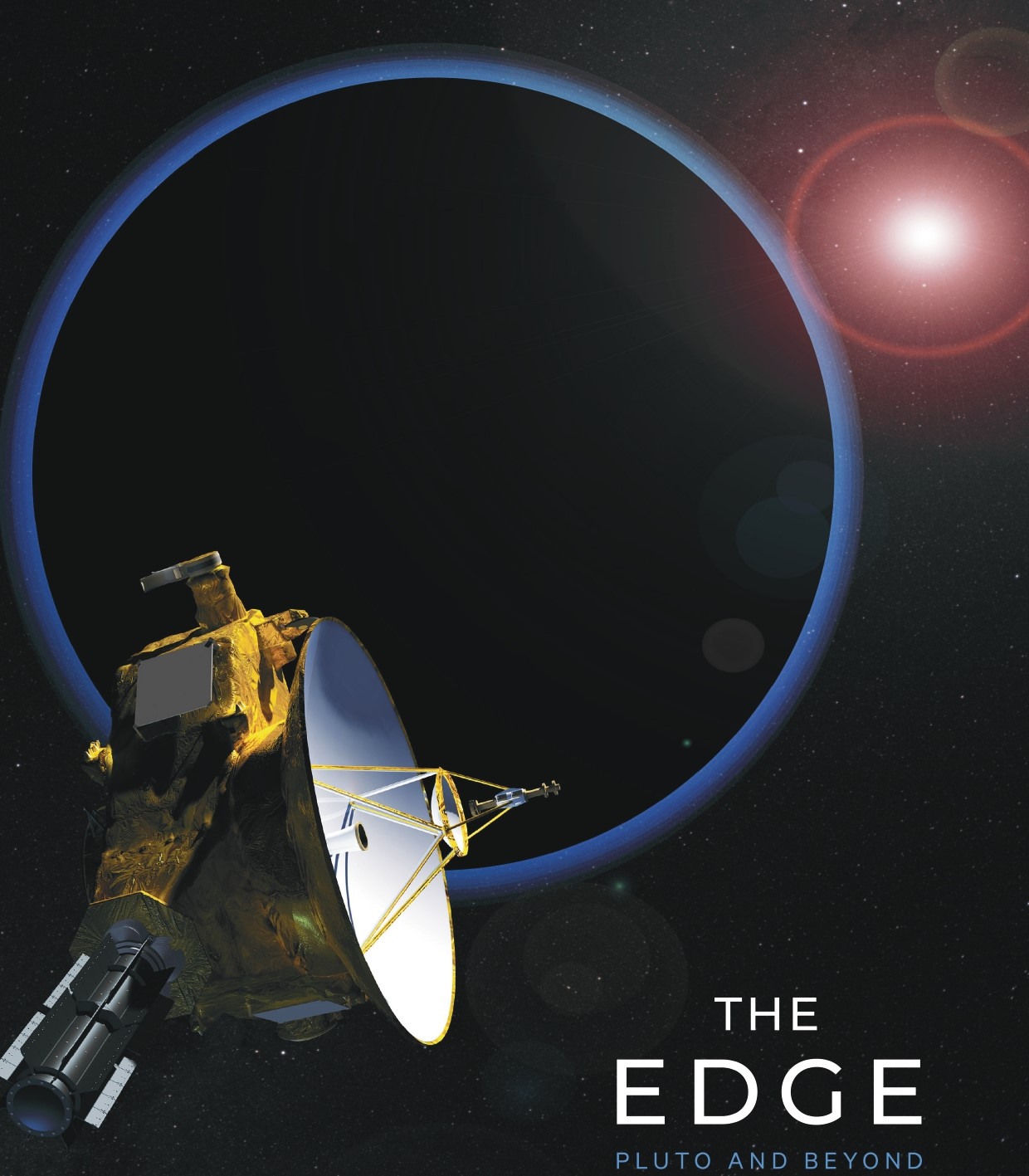 Poster for The Edge: Pluto and Beyond Planetarium Show