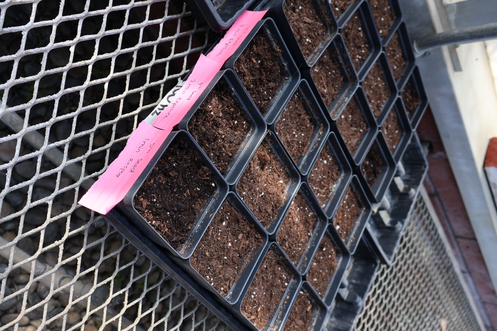 Soil set up for the electromagnetic experiment