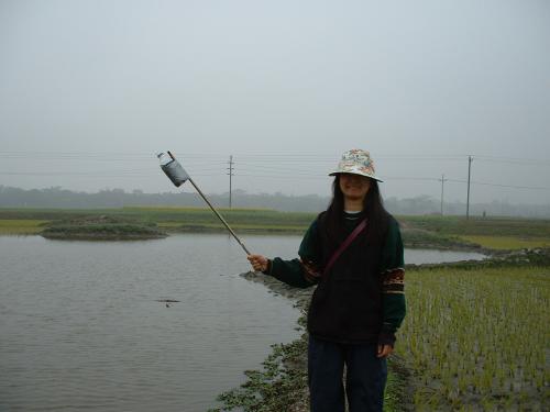 High tech sampling...