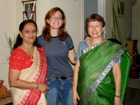 I should have worn a sari...