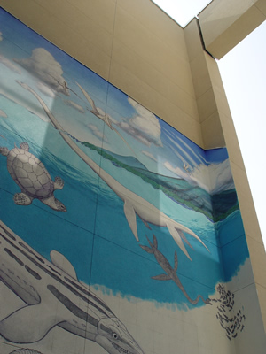 Mural on the wall of Science 2