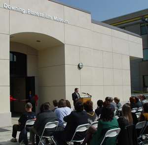 The Downing Space Museum is dedicated.