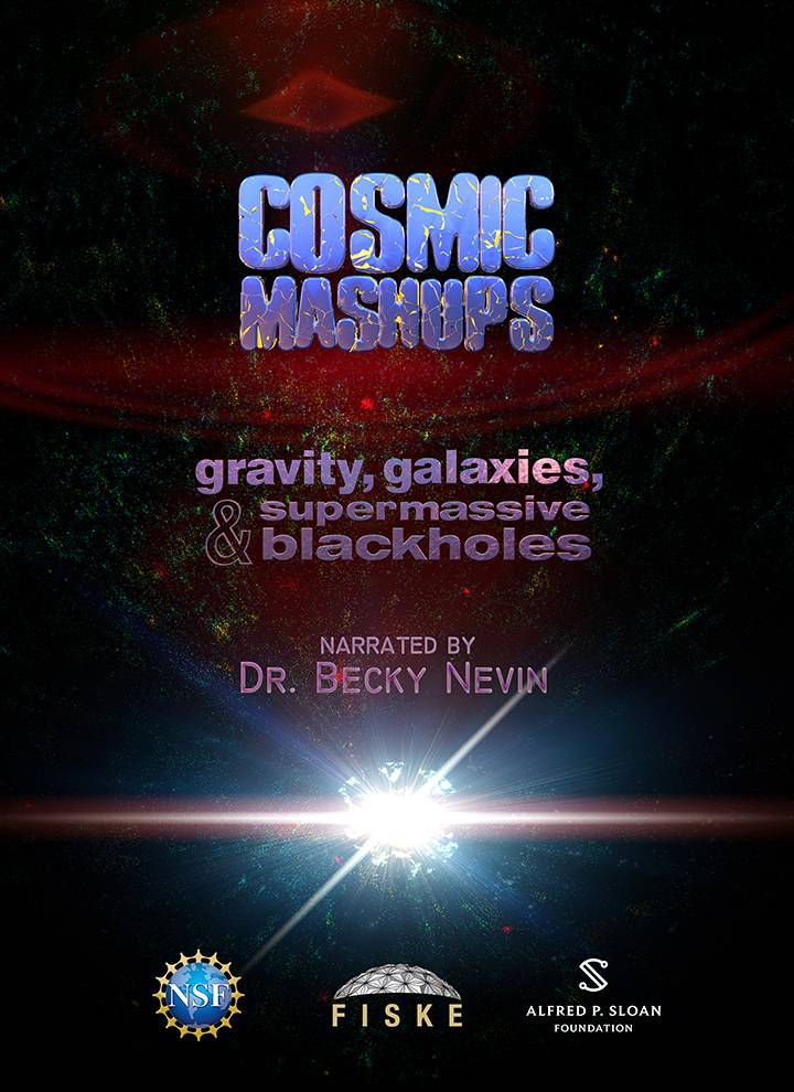 Poster for the Cosmic Mashups planetarium show