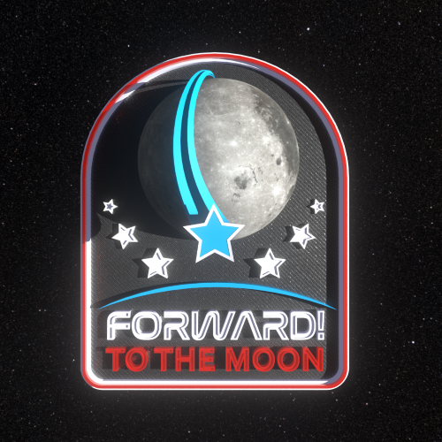 Forward to the Moon planetarium show poster