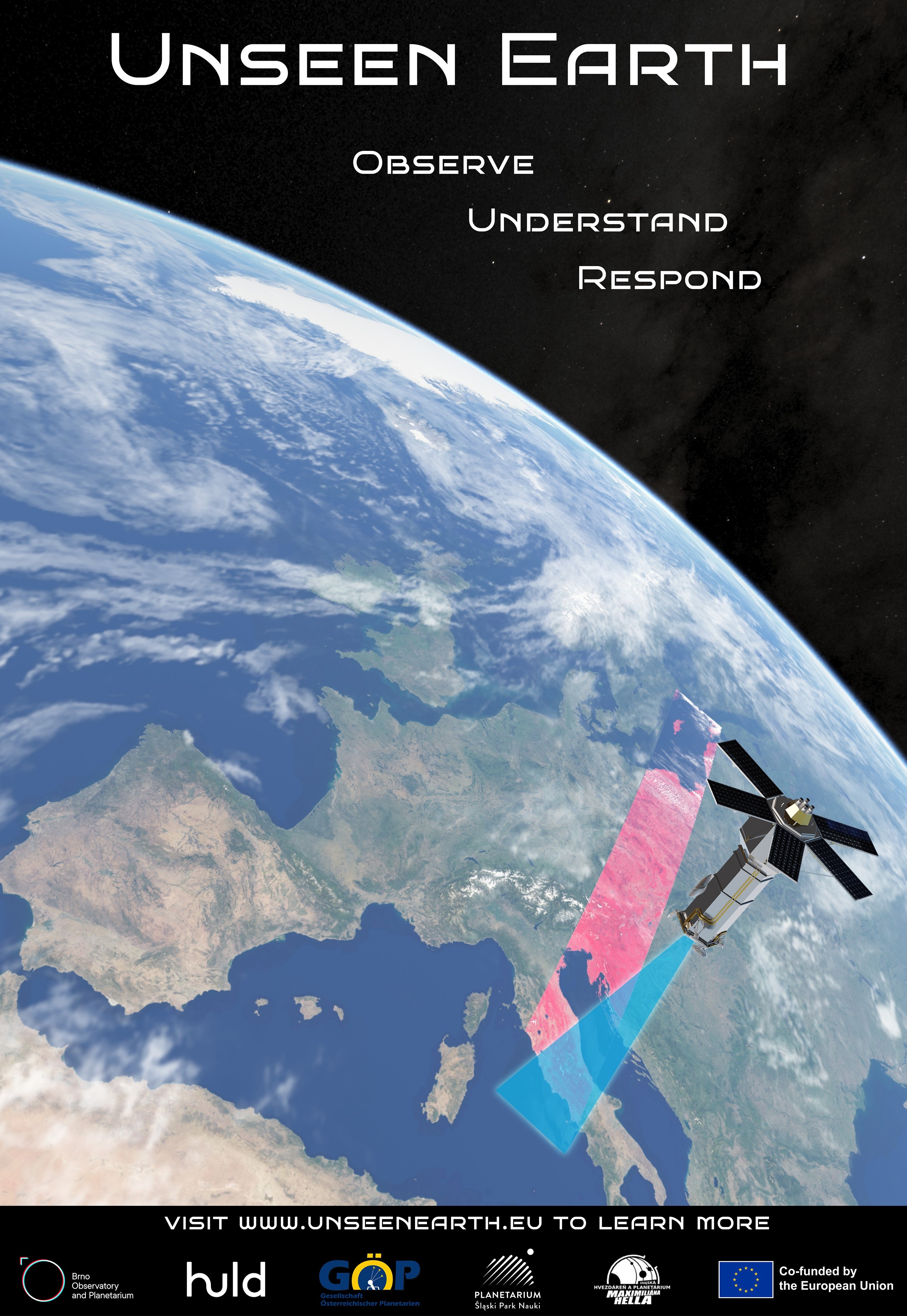 Unseen Earth planetarium show poster